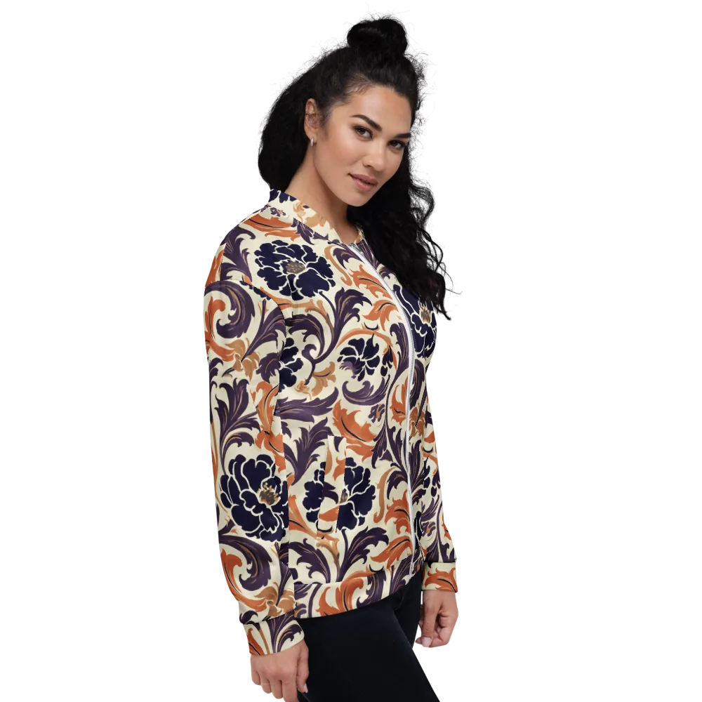 Copper Nocturne on Bomber Jacket — Right
