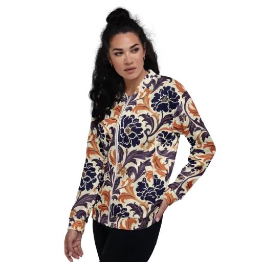 Copper Nocturne on a Bomber Jacket