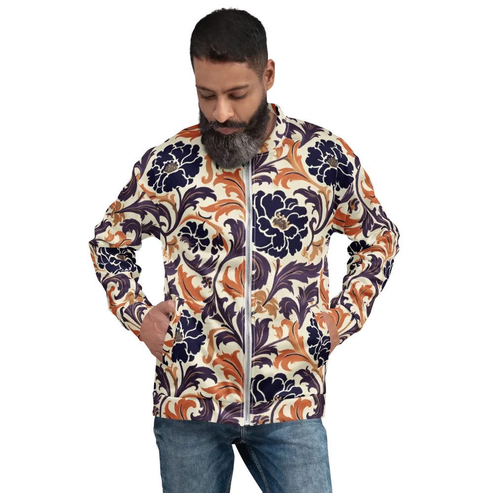 Copper Nocturne on Bomber Jacket — Front
