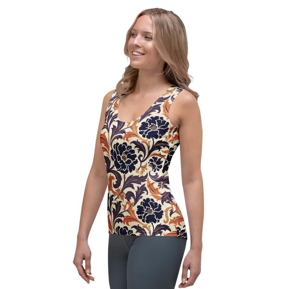 Copper Nocturne on Women's Tank Top — Left Front