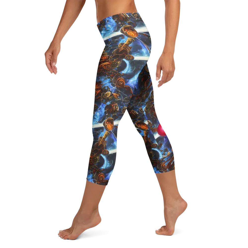 Pimenov's Cosmos on Capri Leggings — Left