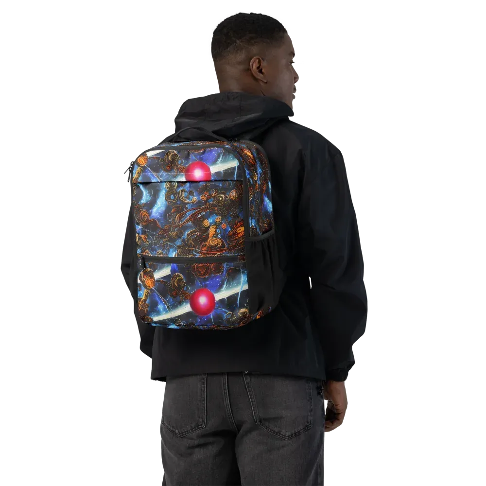 Pimenov's Cosmos on Utility Backpack — Back