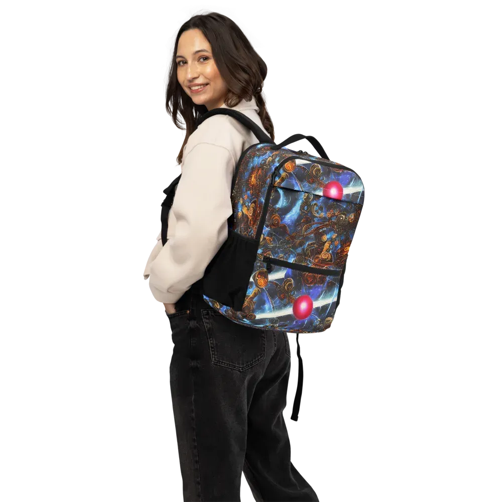 Pimenov's Cosmos on Utility Backpack — Back