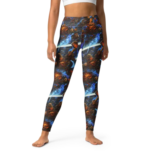 Pimenov's Cosmos on a Yoga Leggings