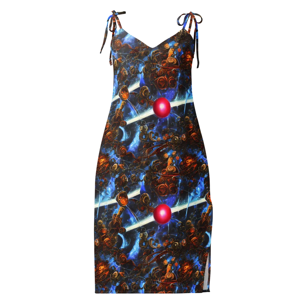 Pimenov's Cosmos on Slip Dress — Front