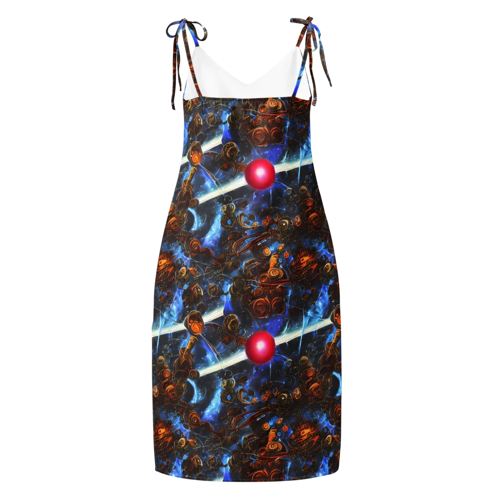 Pimenov's Cosmos on Slip Dress — Back