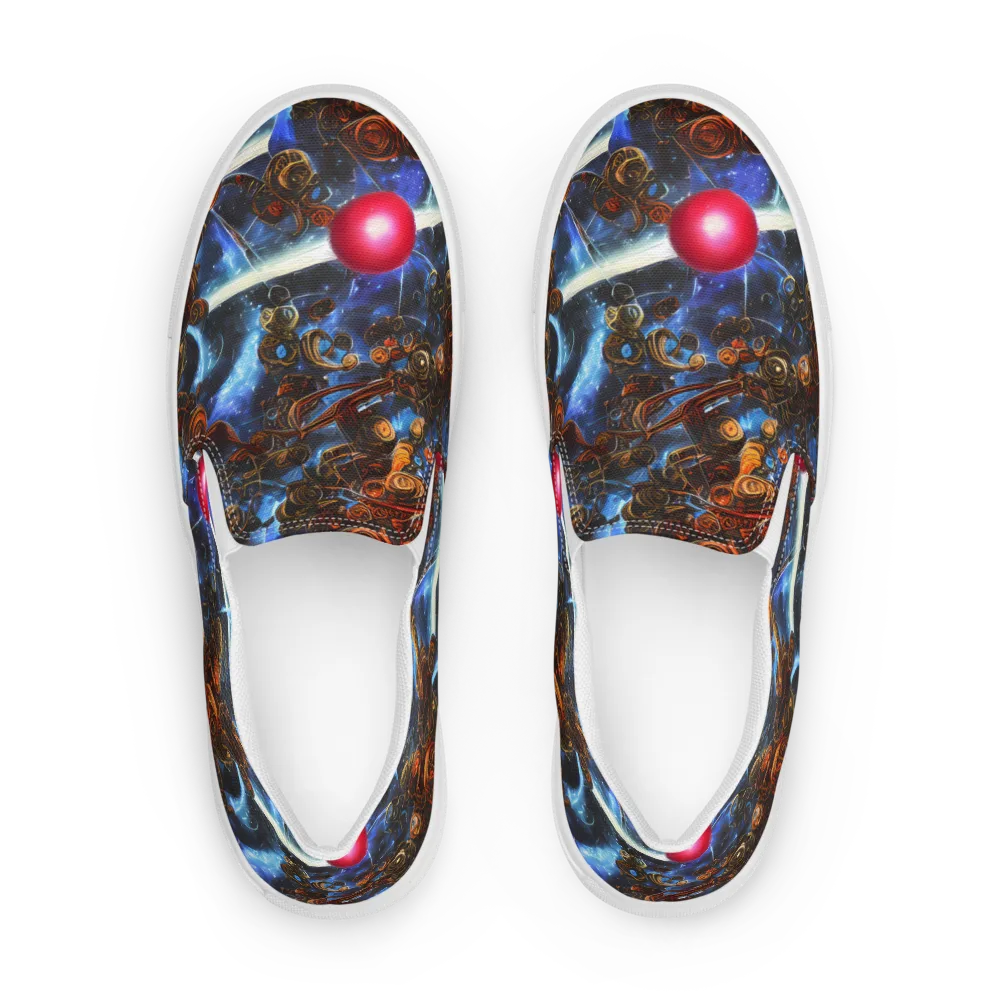 Pimenov's Cosmos on Women's Slip-On Canvas Shoes — Front