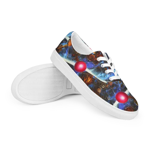 Pimenov's Cosmos on a Men's Lace-Up Canvas Shoes
