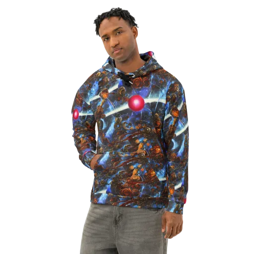 Pimenov's Cosmos on a Cotton Hoodie