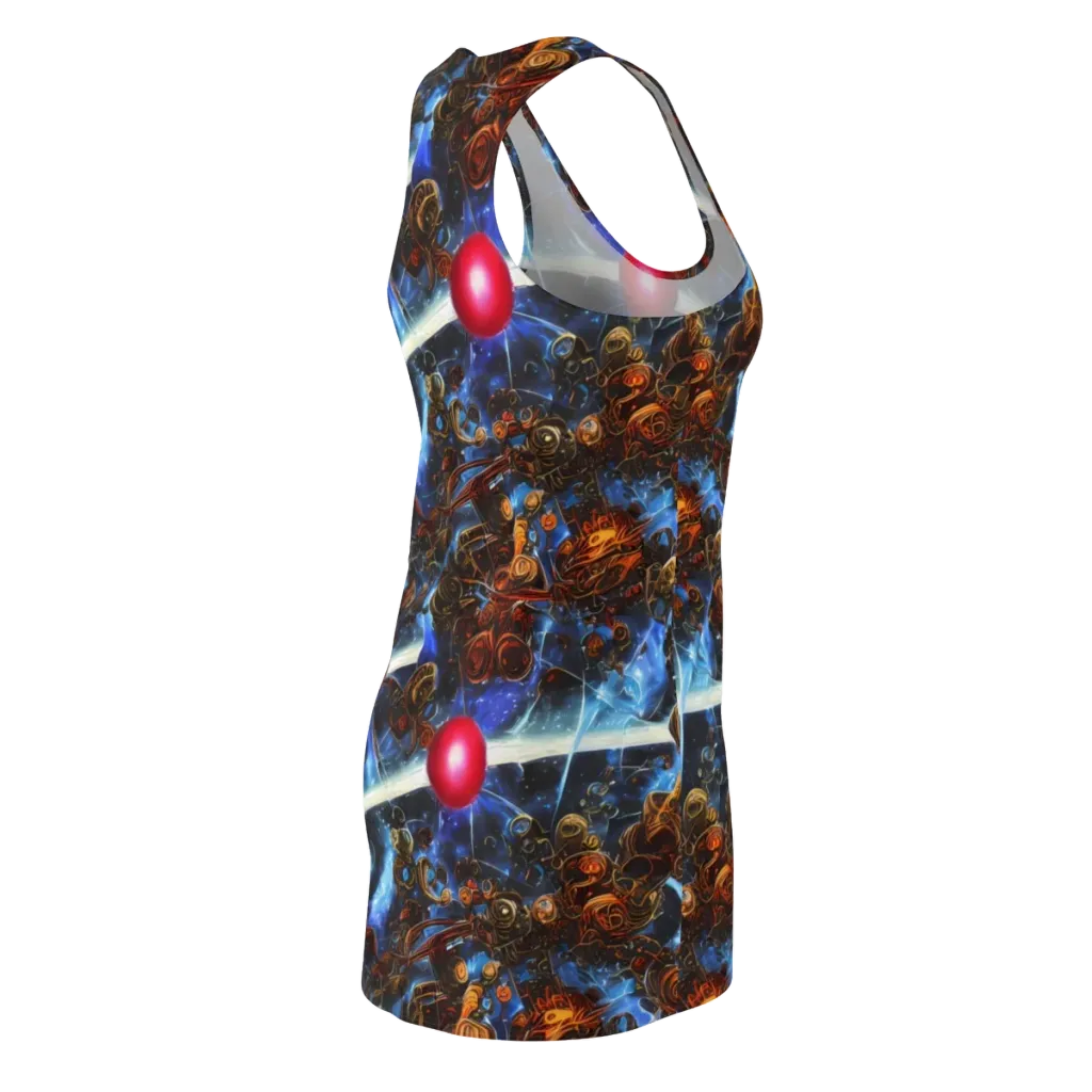 Pimenov's Cosmos on Racerback Dress — Back Side