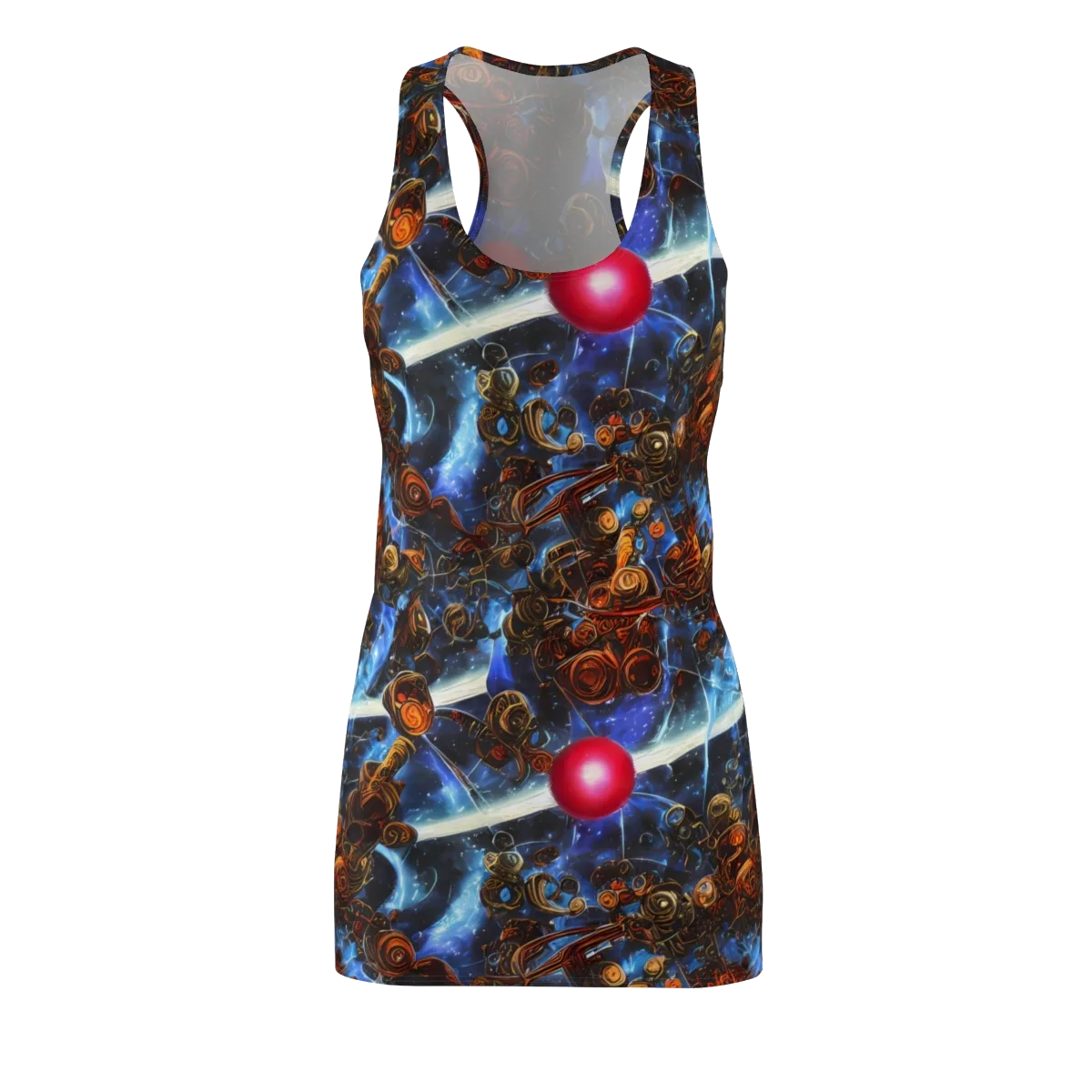 Pimenov's Cosmos on Racerback Dress — Front