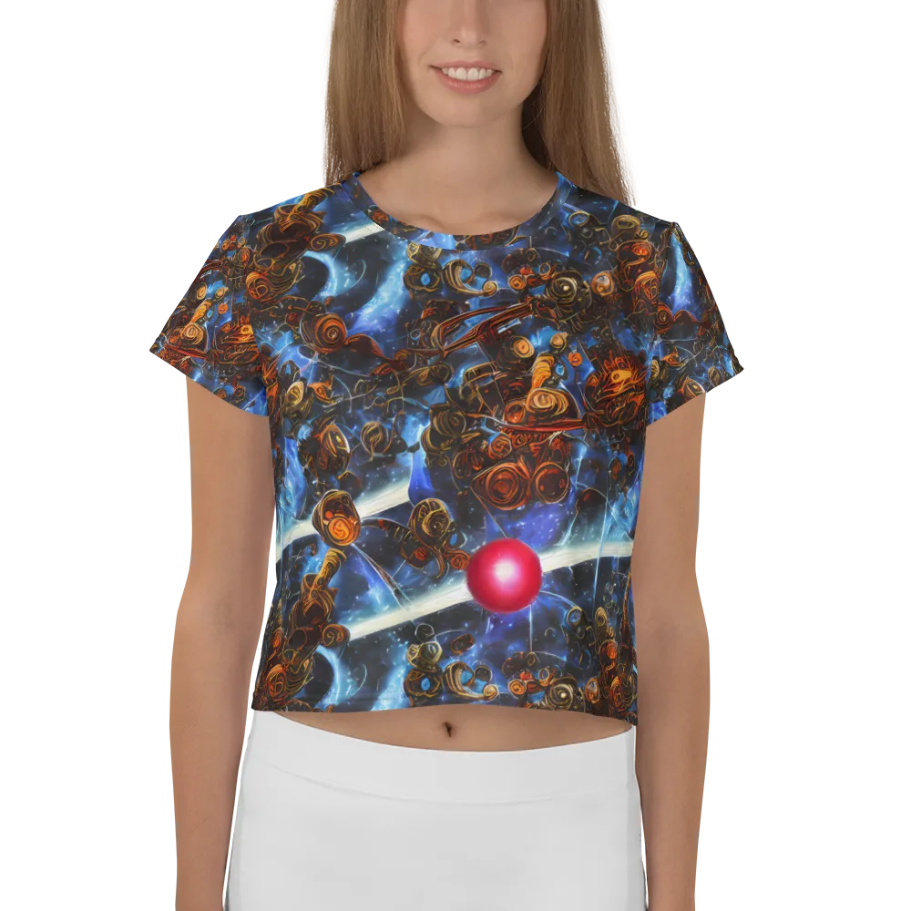 Pimenov's Cosmos on Crop Tee — Front