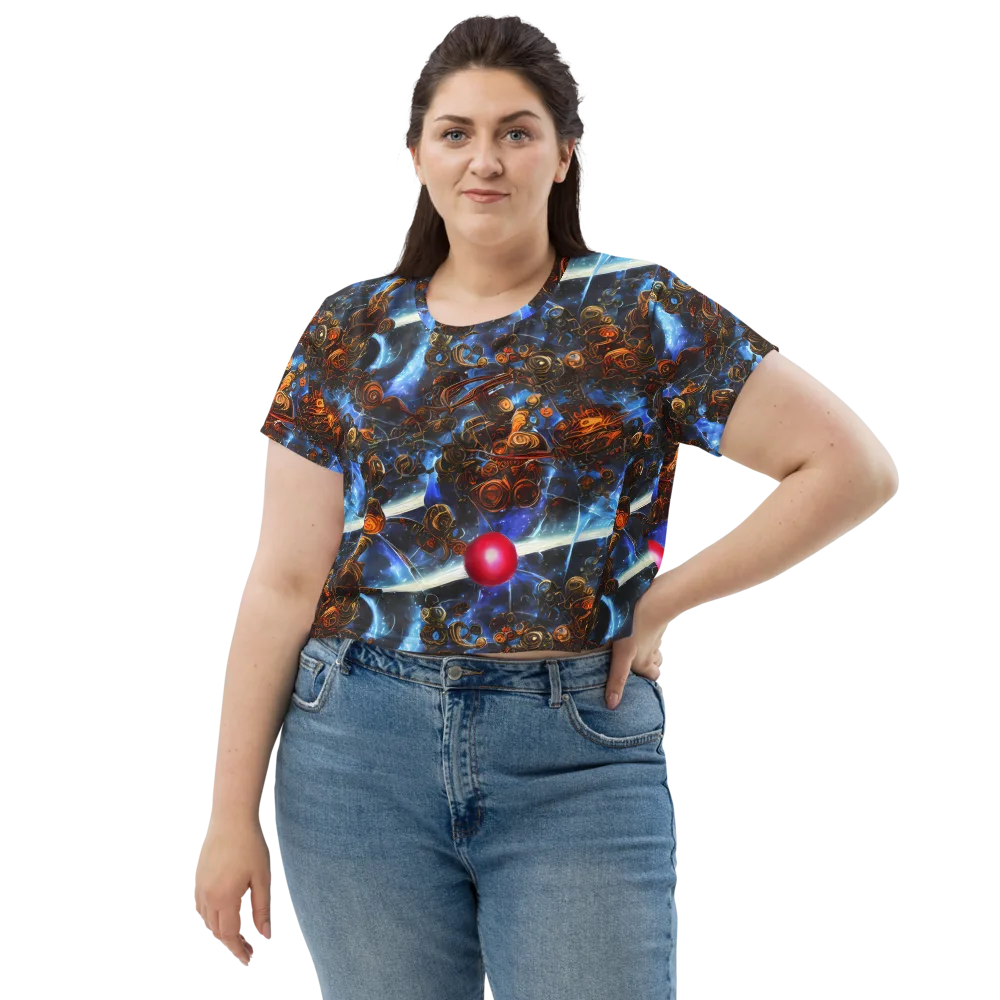 Pimenov's Cosmos on Crop Tee — Front