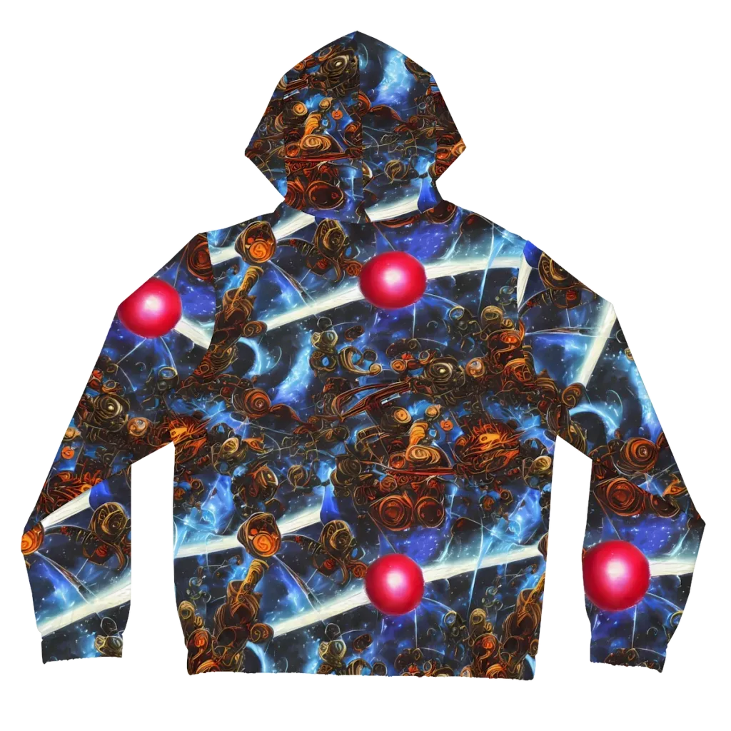 Pimenov's Cosmos on Women's Full-Zip Hoodie — Back
