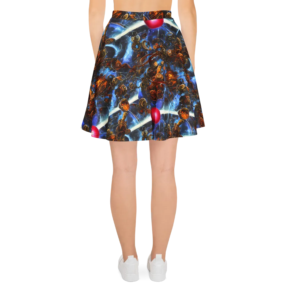 Pimenov's Cosmos on Skater Skirt — Back