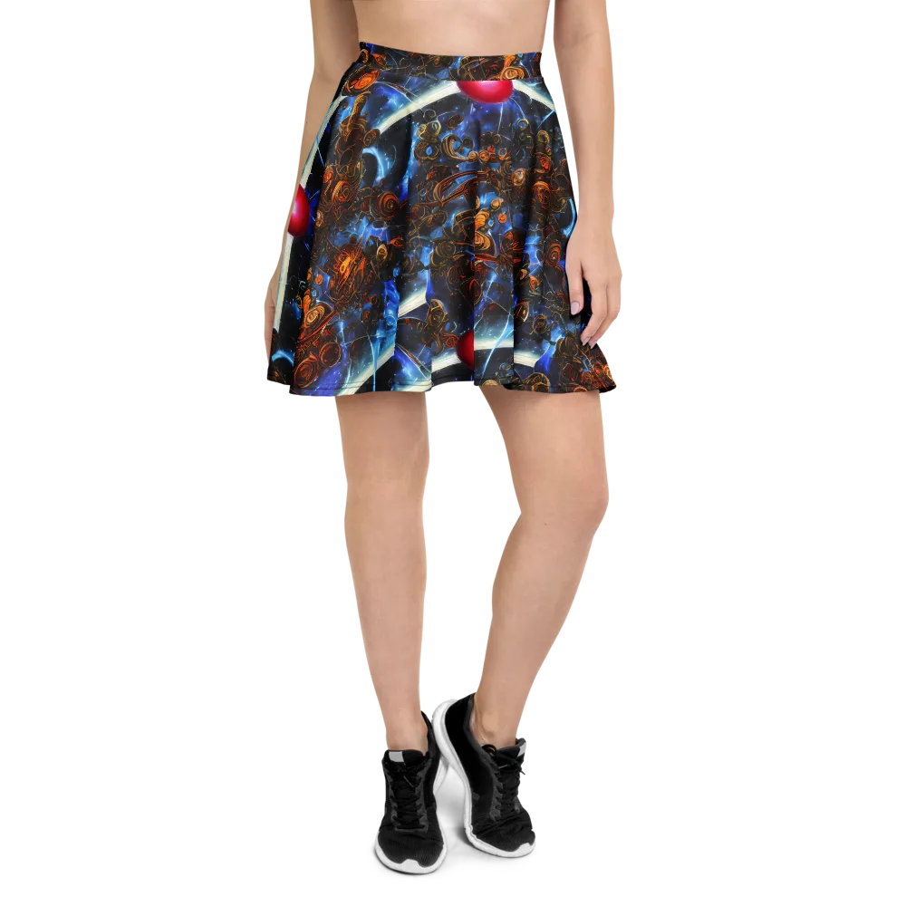 Pimenov's Cosmos on Skater Skirt — Front