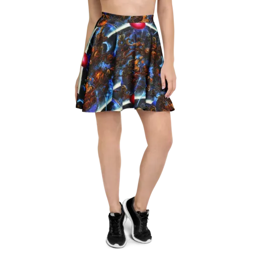 Pimenov's Cosmos on a Skater Skirt