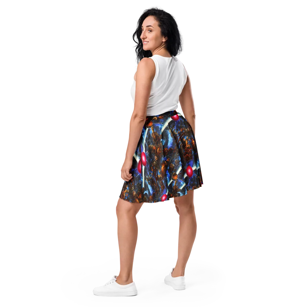 Pimenov's Cosmos on Skater Skirt — Back