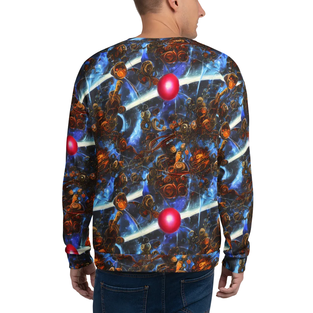 Pimenov's Cosmos on Sweatshirt — Back