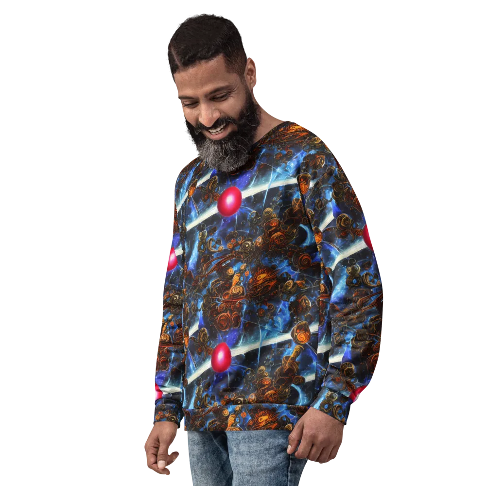 Pimenov's Cosmos on Sweatshirt — Left Front