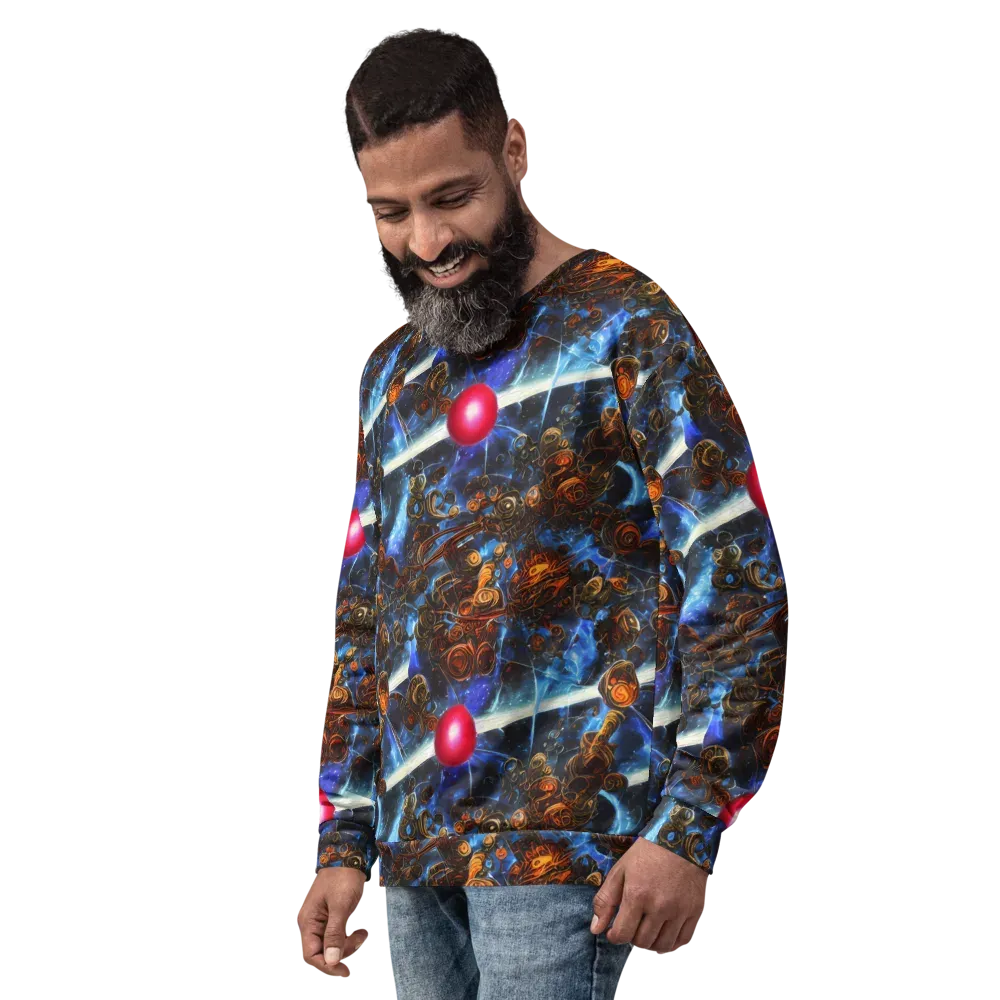 Pimenov's Cosmos on Sweatshirt — Left Front