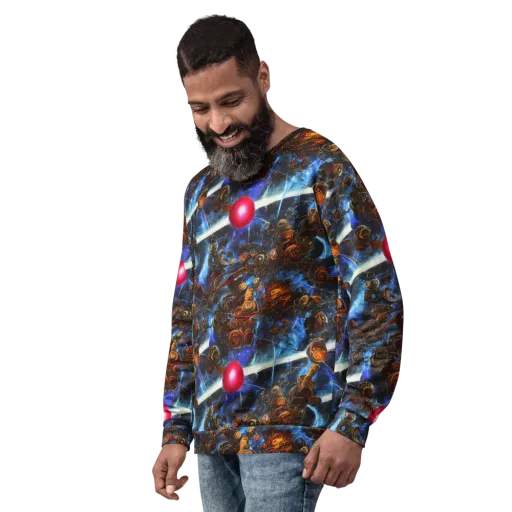 Pimenov's Cosmos on a Sweatshirt