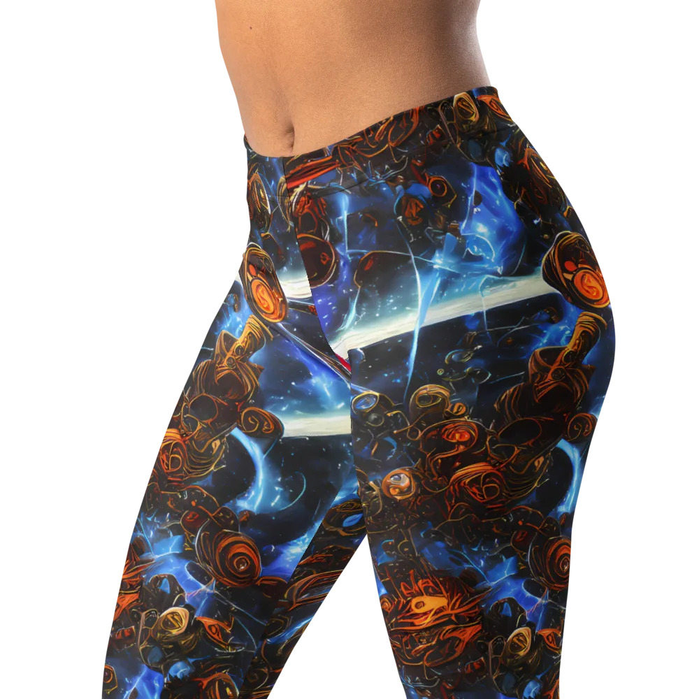 Pimenov's Cosmos on Leggings — Left Front