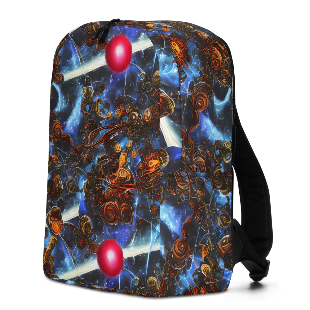 Pimenov's Cosmos on Minimalist Backpack — Left