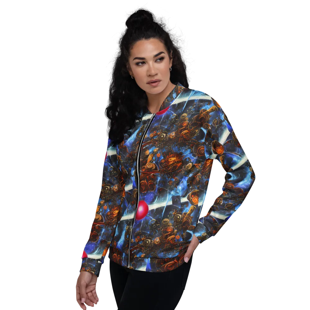 Pimenov's Cosmos on Bomber Jacket — Left