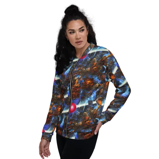 Pimenov's Cosmos on a Bomber Jacket