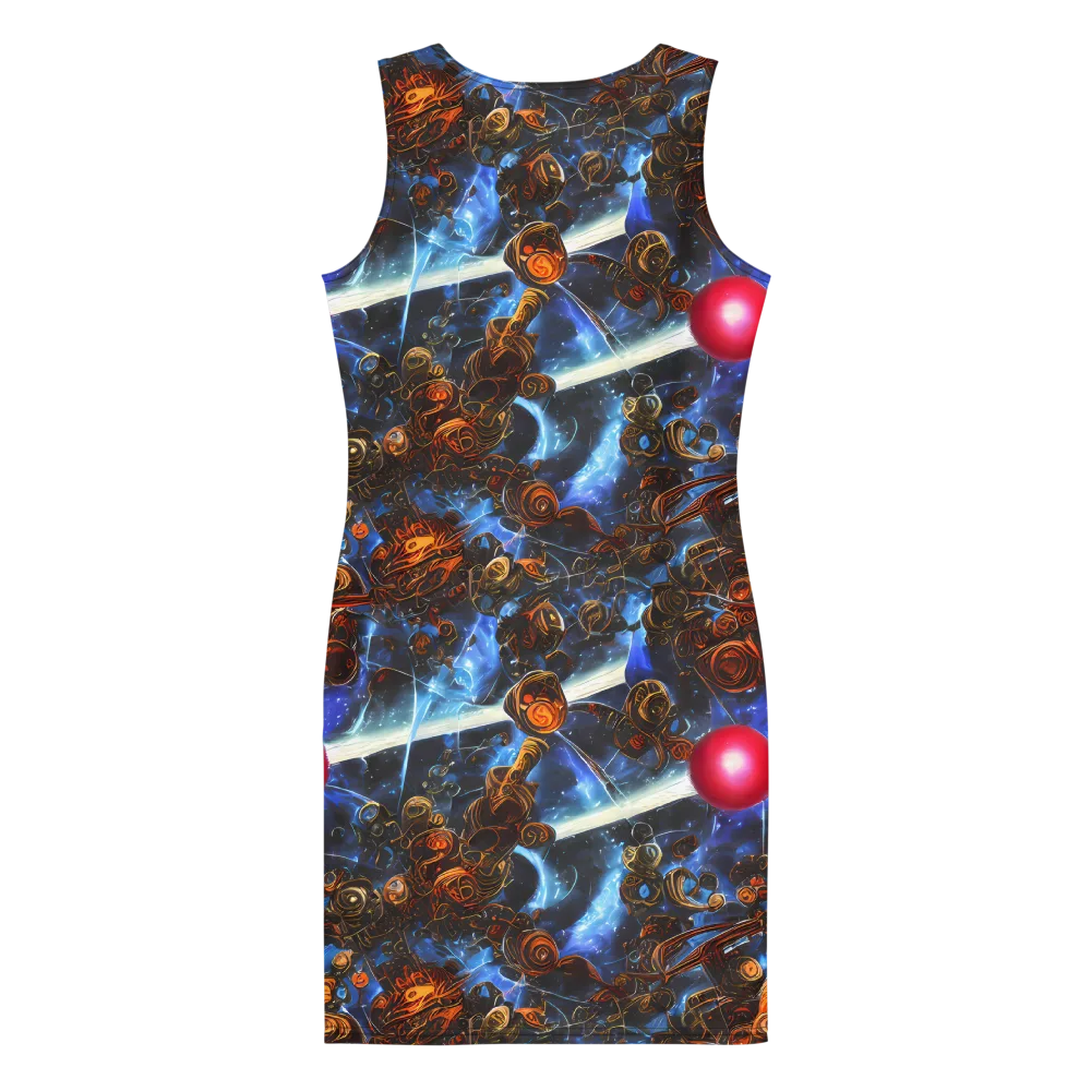Pimenov's Cosmos on Bodycon Dress — Back