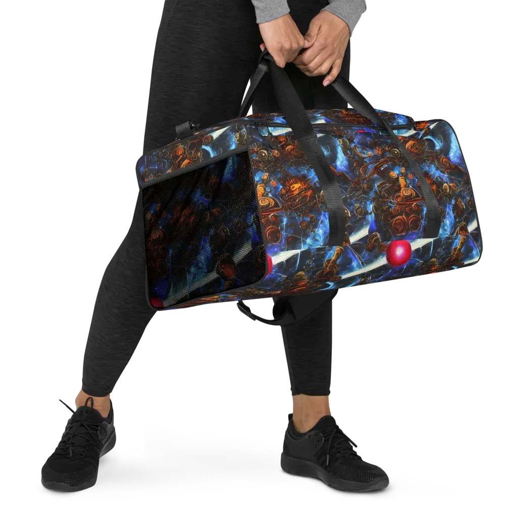 Pimenov's Cosmos on Duffle Bag — Right Front