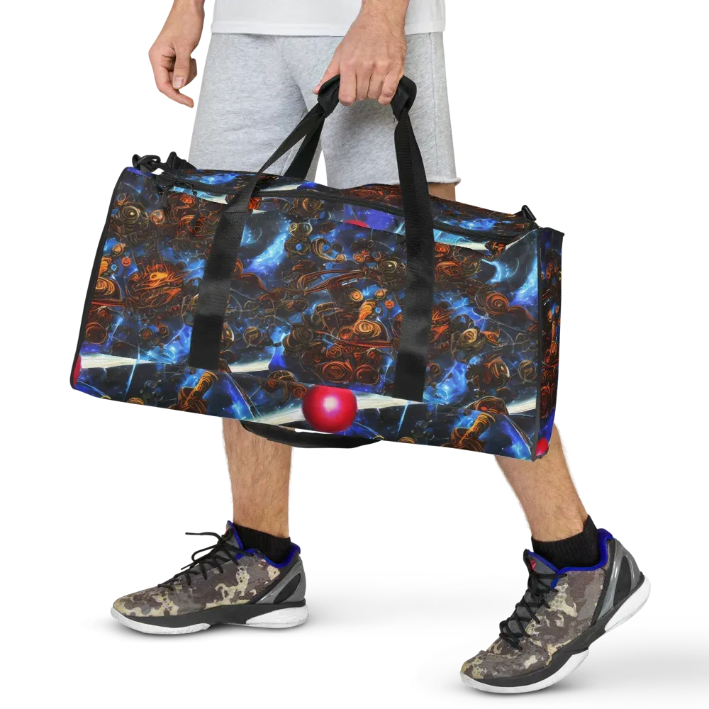 Pimenov's Cosmos on Duffle Bag — Front