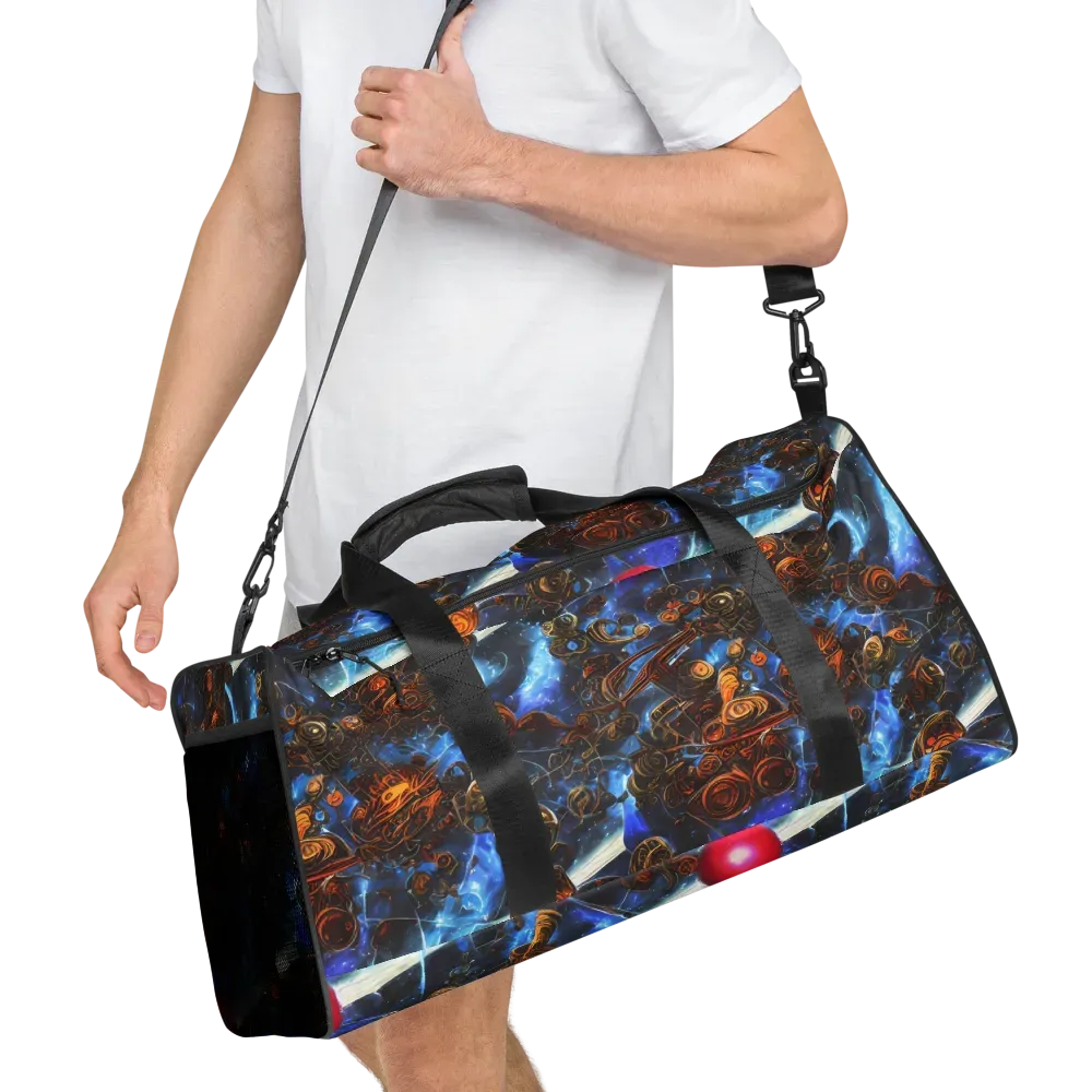Pimenov's Cosmos on Duffle Bag — Right Front