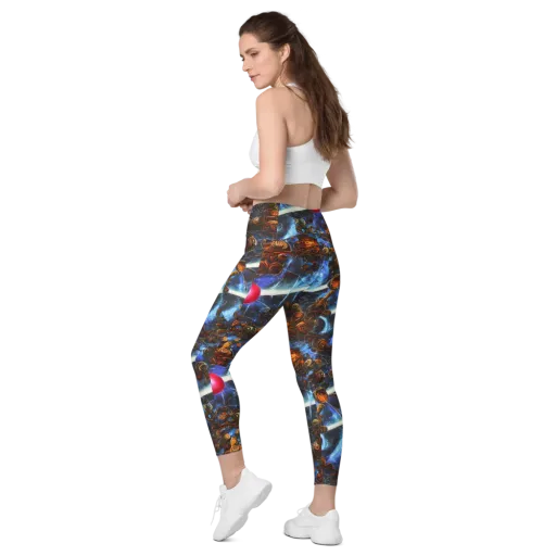 Pimenov's Cosmos on a Leggings with Pockets
