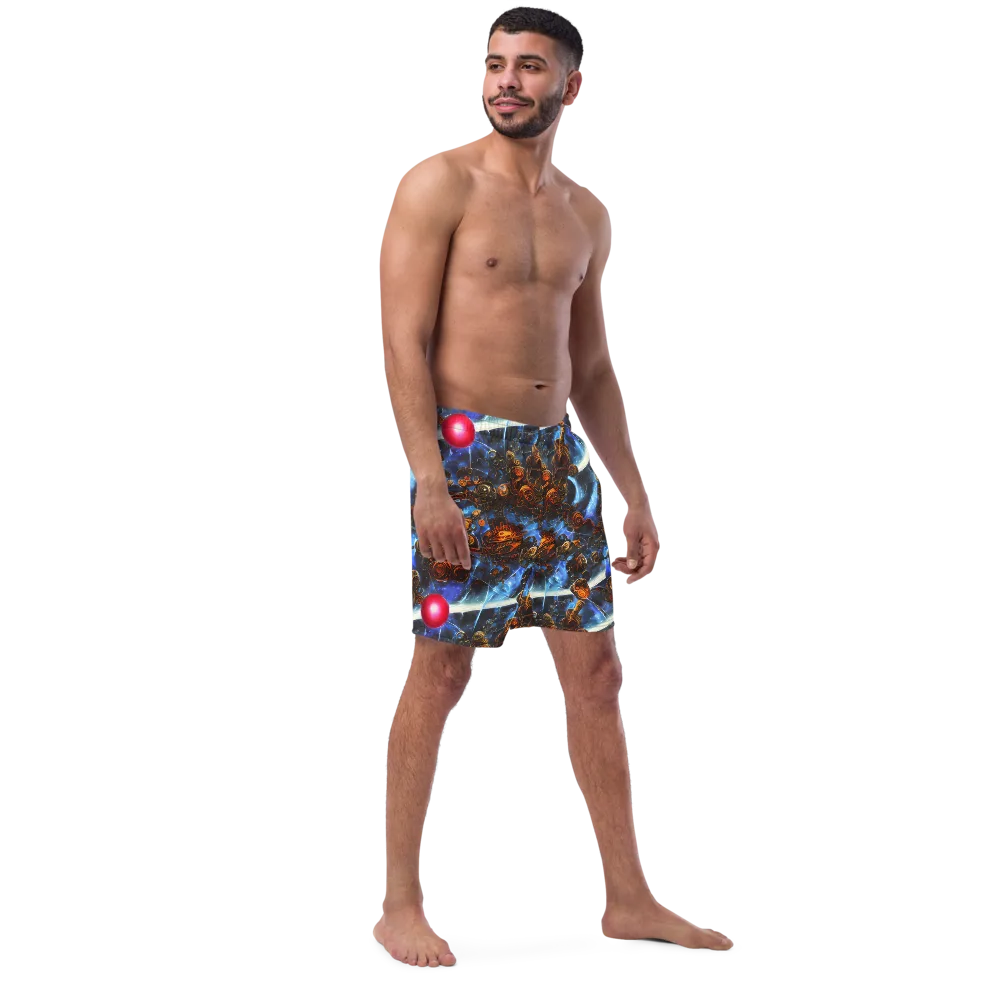 Pimenov's Cosmos on Swim Trunks — Right Front