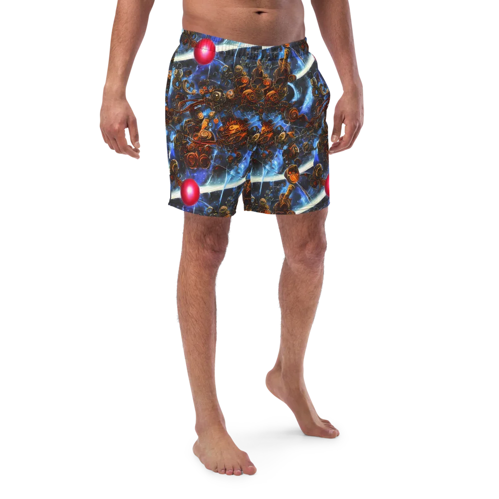 Pimenov's Cosmos on Swim Trunks — Front