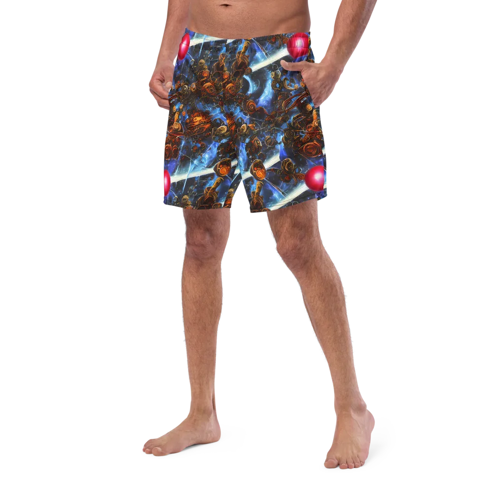 Pimenov's Cosmos on Swim Trunks — Left Front
