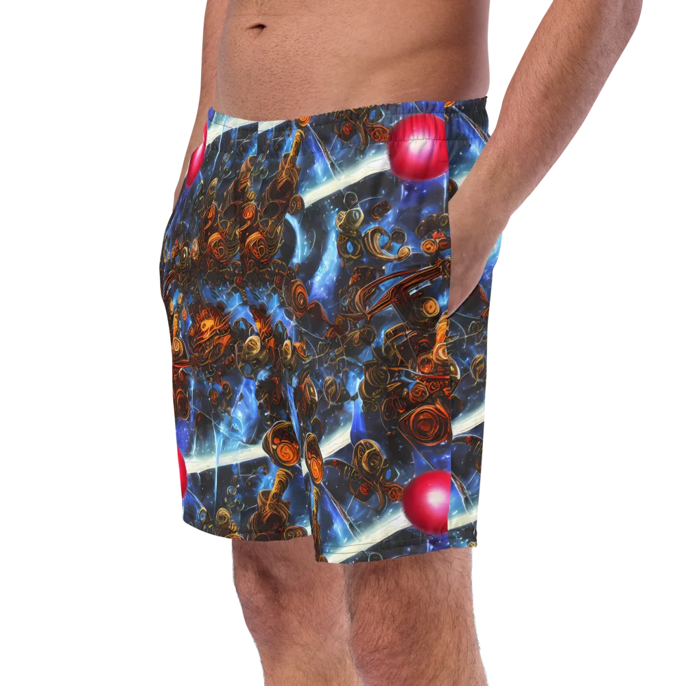 Pimenov's Cosmos on Swim Trunks — Left Front