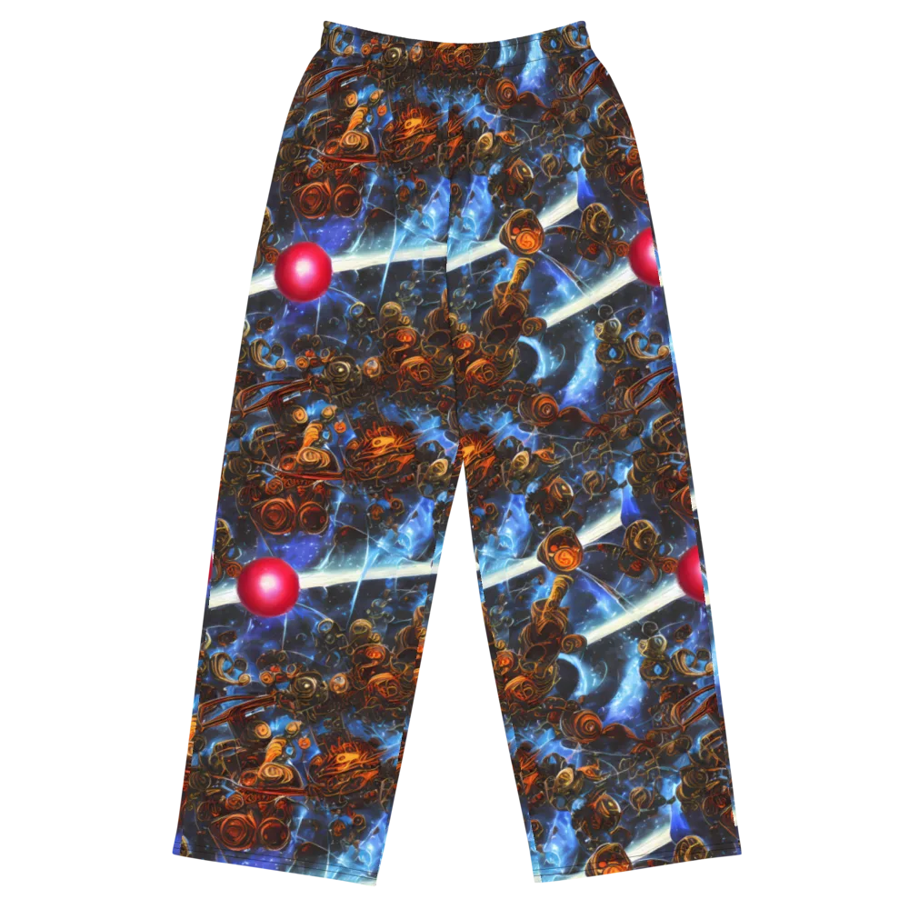 Pimenov's Cosmos on Wide-Leg Pants — Front