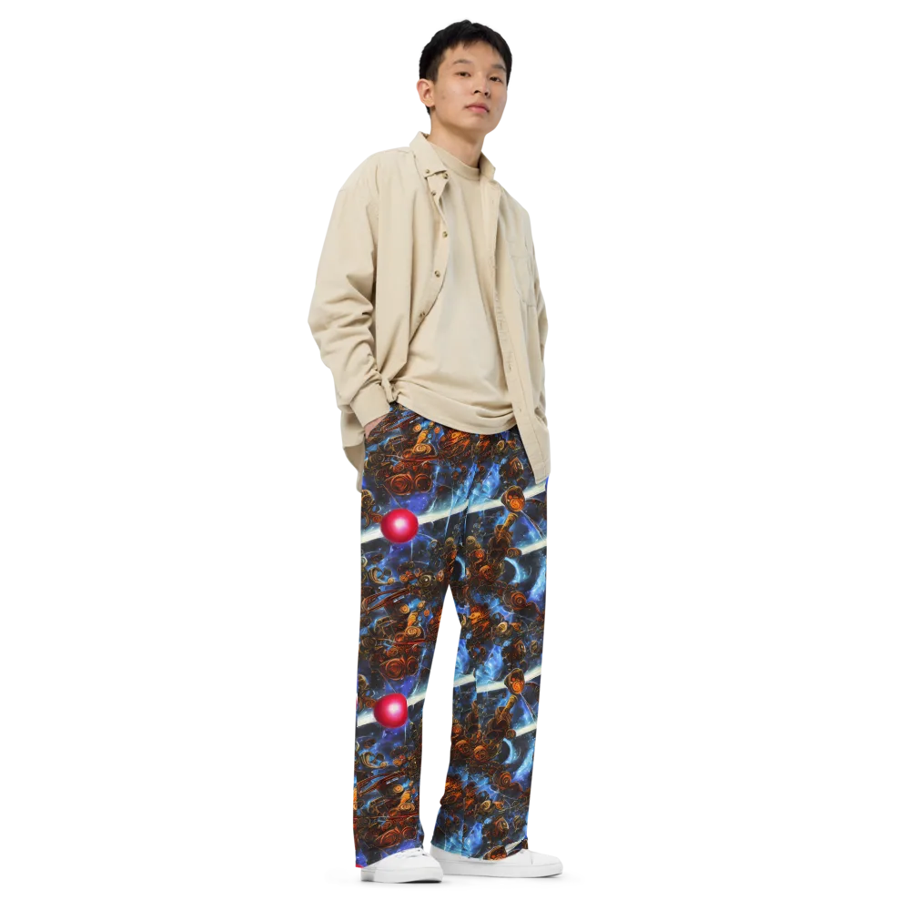 Pimenov's Cosmos on Wide-Leg Pants — Right Front