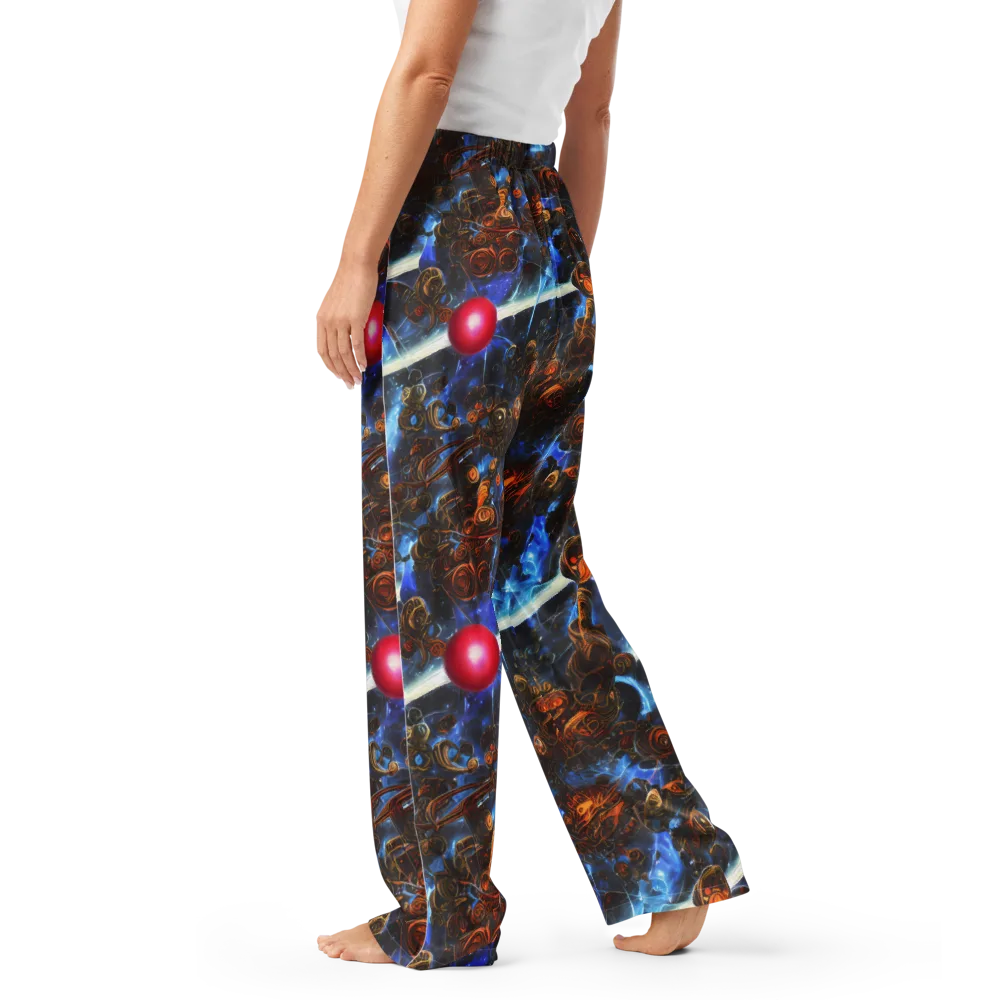 Pimenov's Cosmos on Women's Pajama Pants — Left