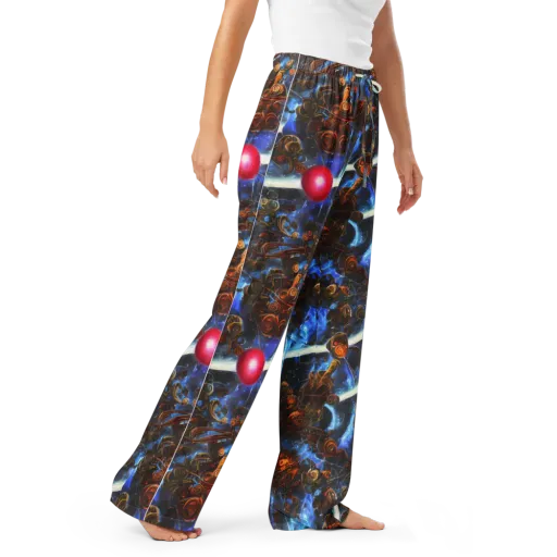 Pimenov's Cosmos on a Women's Pajama Pants