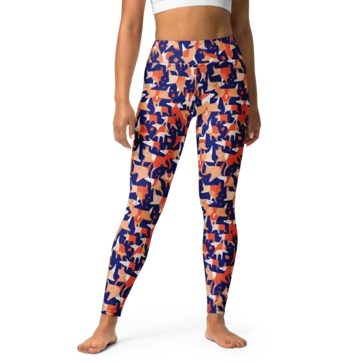 Foxfire Field on a Yoga Leggings