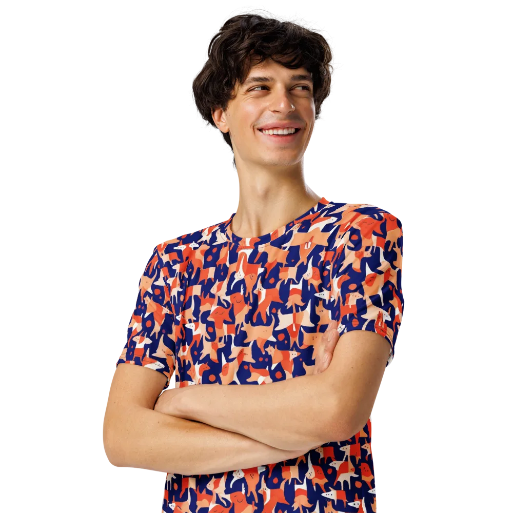 Foxfire Field on Men's Crew Neck T-Shirt — Left Front