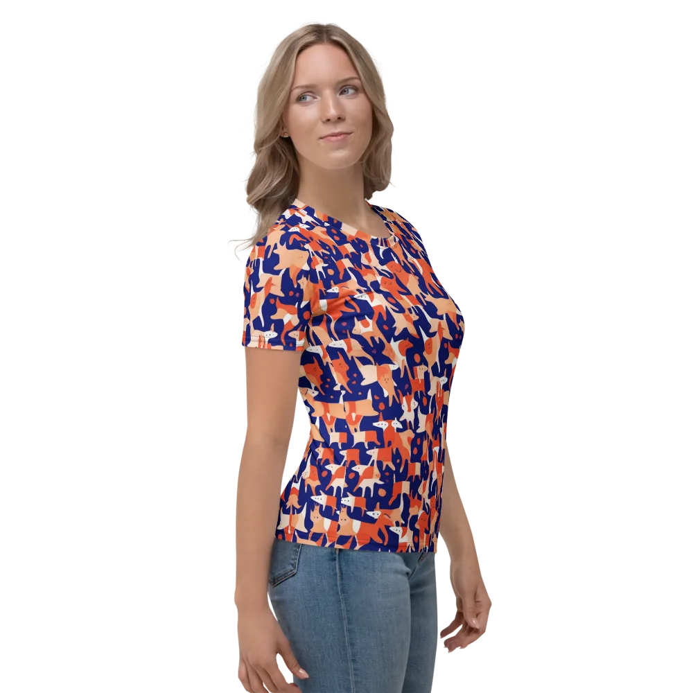 Foxfire Field on Women's Crew Neck T-Shirt — Right