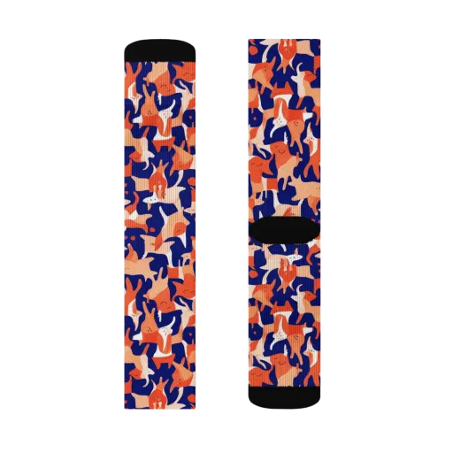 Foxfire Field on a Socks