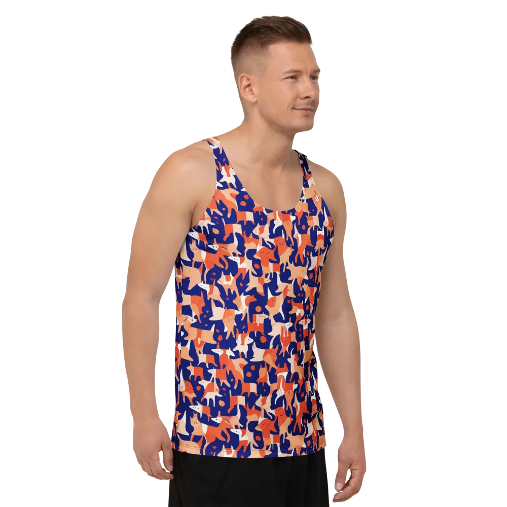 Foxfire Field on Men's Tank Top — Right Front