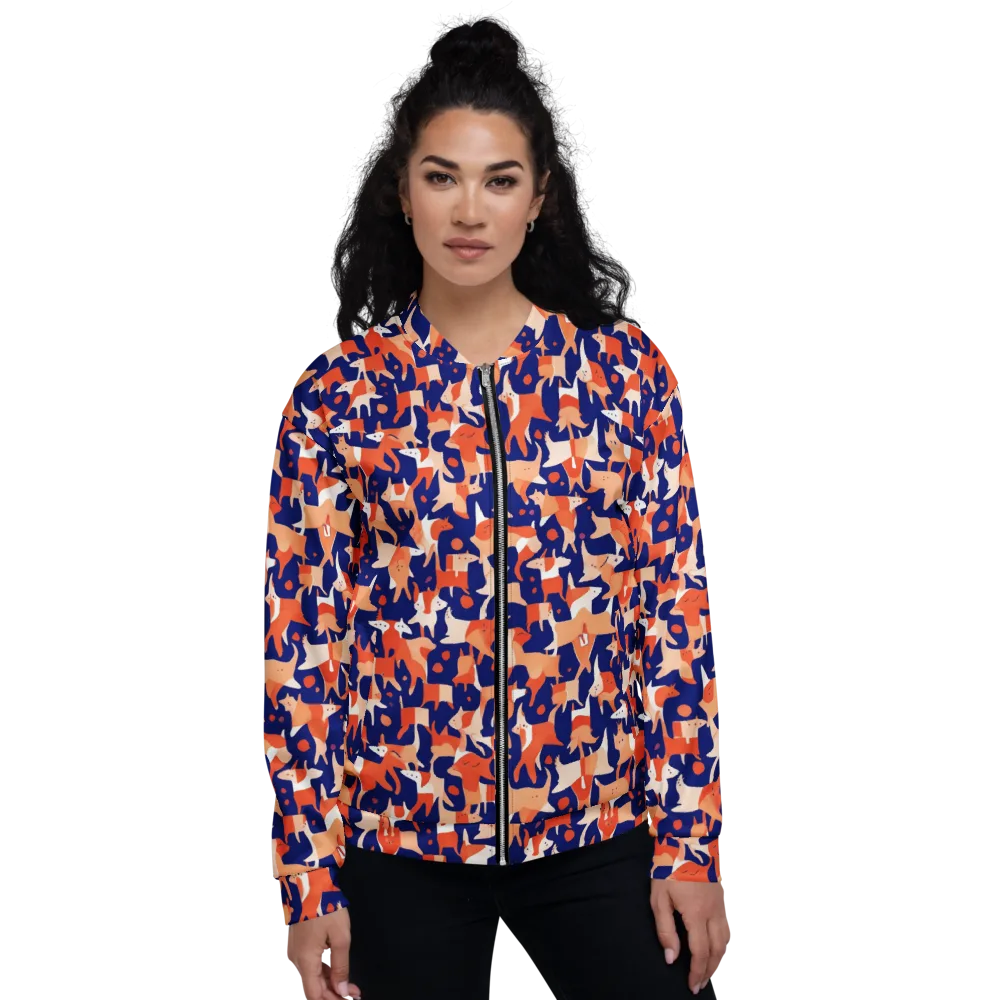 Foxfire Field on Bomber Jacket — Front