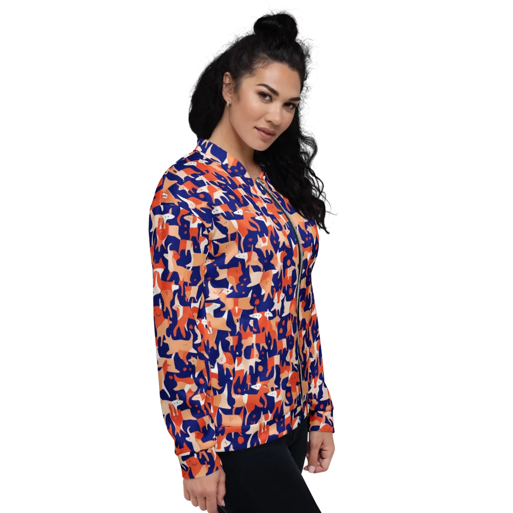 Foxfire Field on Bomber Jacket — Right